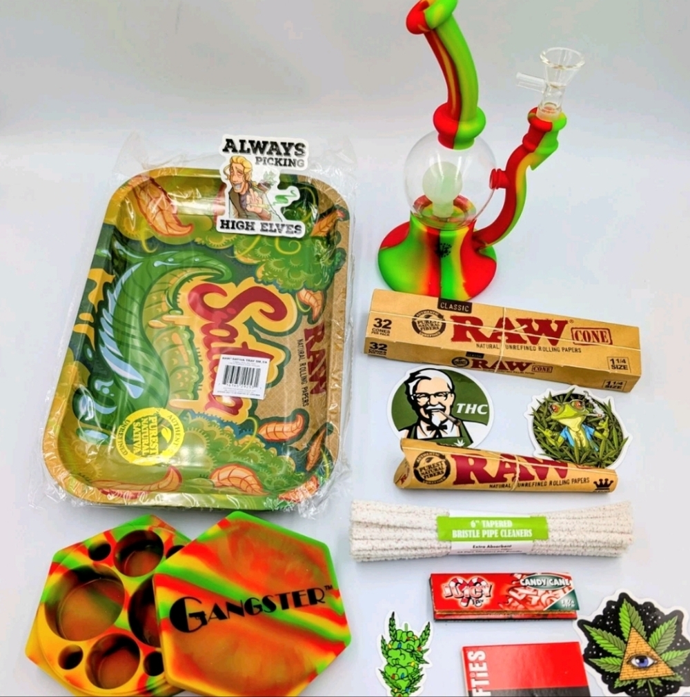 RAW Rolling Tray Gift Set – New Smoking Accessories Bundle